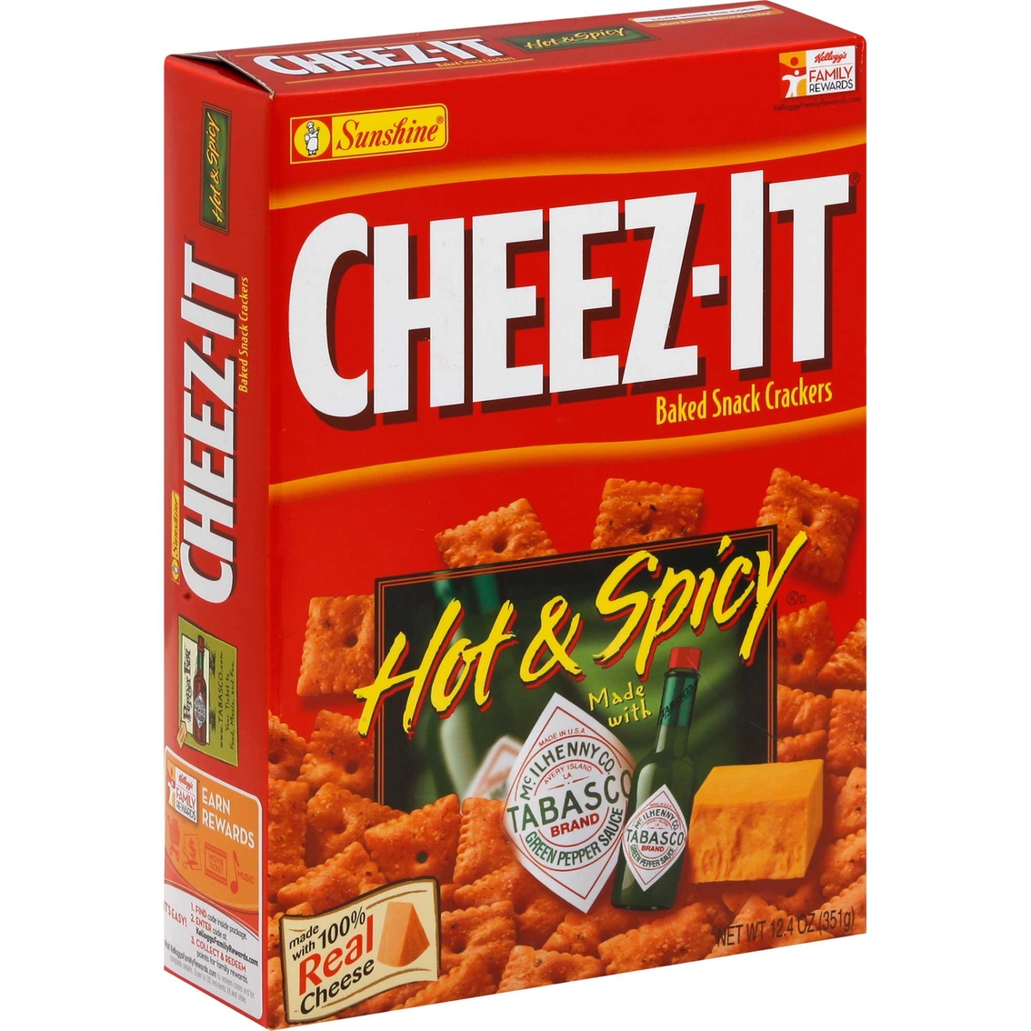 Kellogg's Cheez It Hot and Spicy Crackers 12.4 oz. - Image 2 of 2