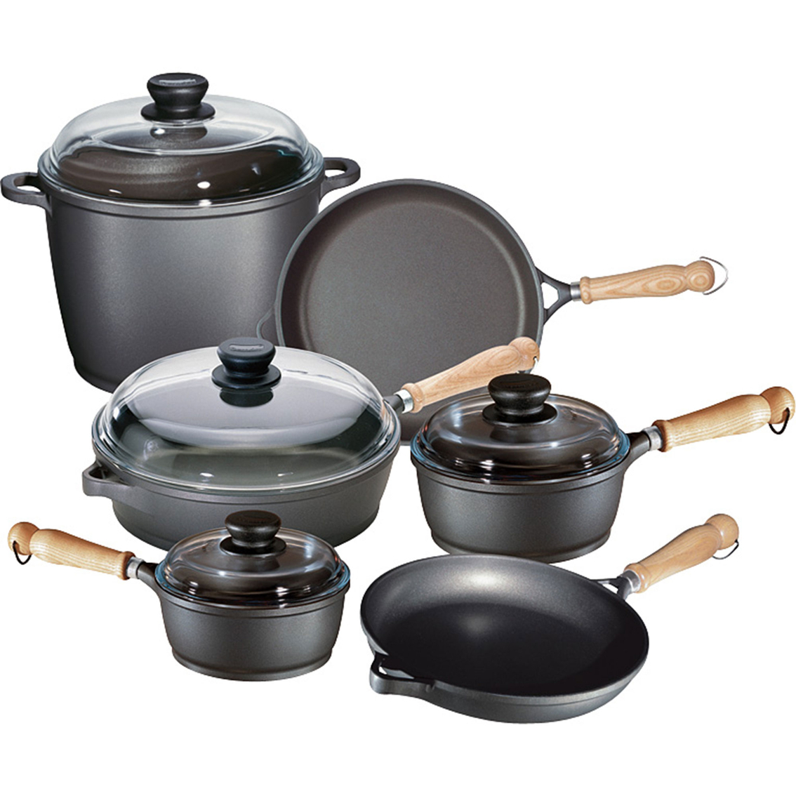 Berndes Tradition 10 Pc. Cookware Set, Non-stick, Household