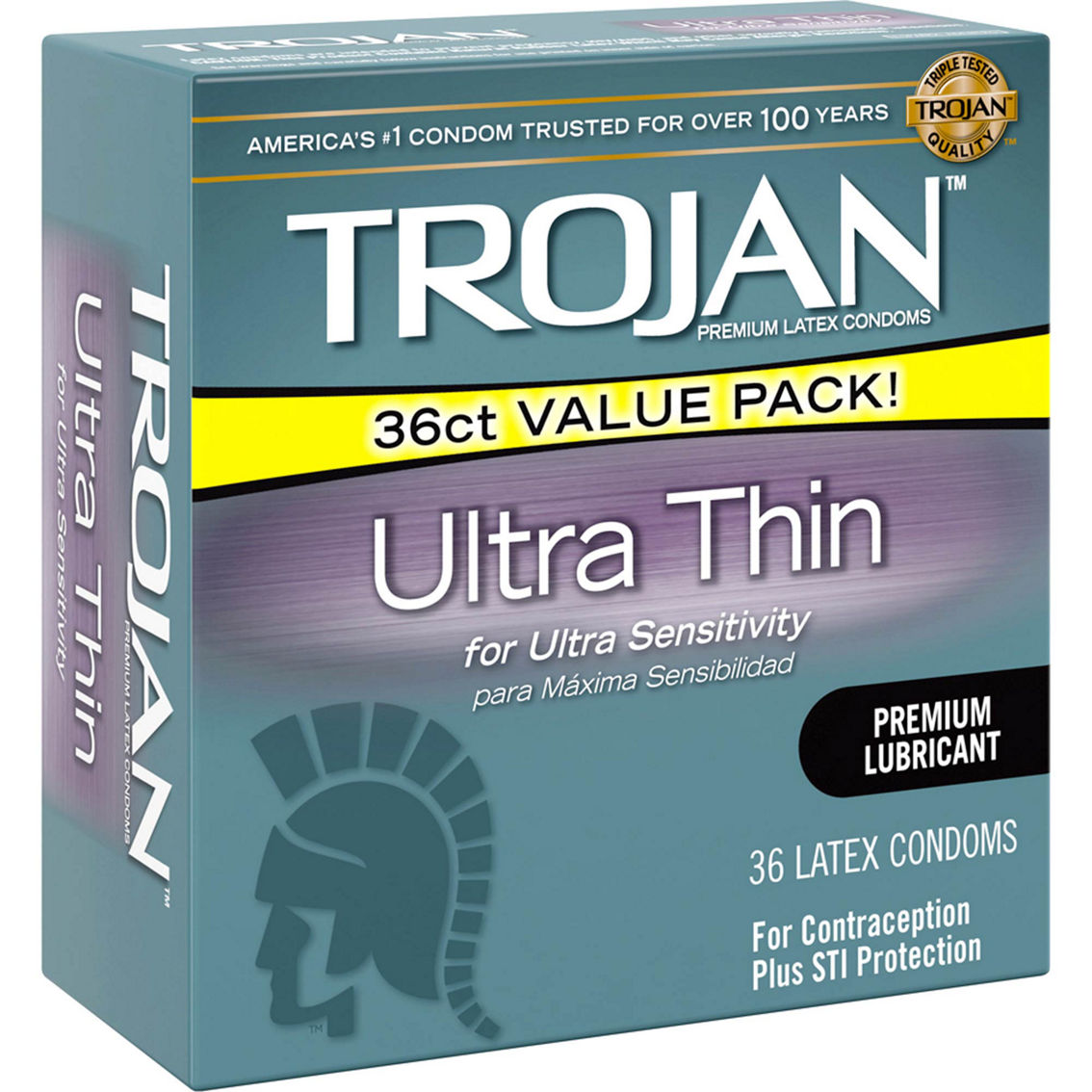 Trojan Ultra Thin Lubricated Condoms Sexual Wellness Beauty and Health Shop The Exchange