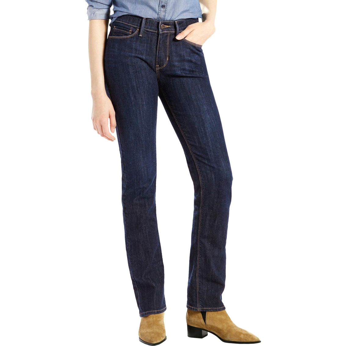 Levi's 525 Perfect Waist Straight Leg Jeans | Saturday - Wk 77 | Shop ...