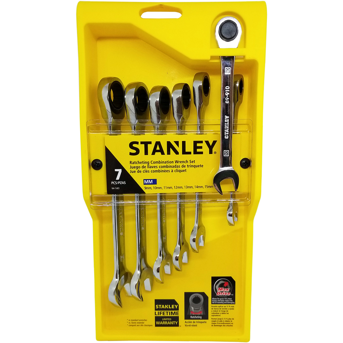 Stanley Metric Ratcheting Wrench 7 Pc. Set, Hand Tools, Patio, Garden &  Garage
