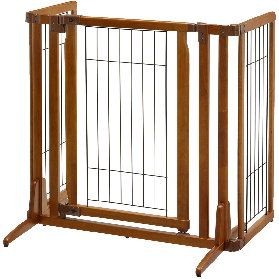 Richell Premium Plus Freestanding Pet Gate With Door - Image 2 of 5