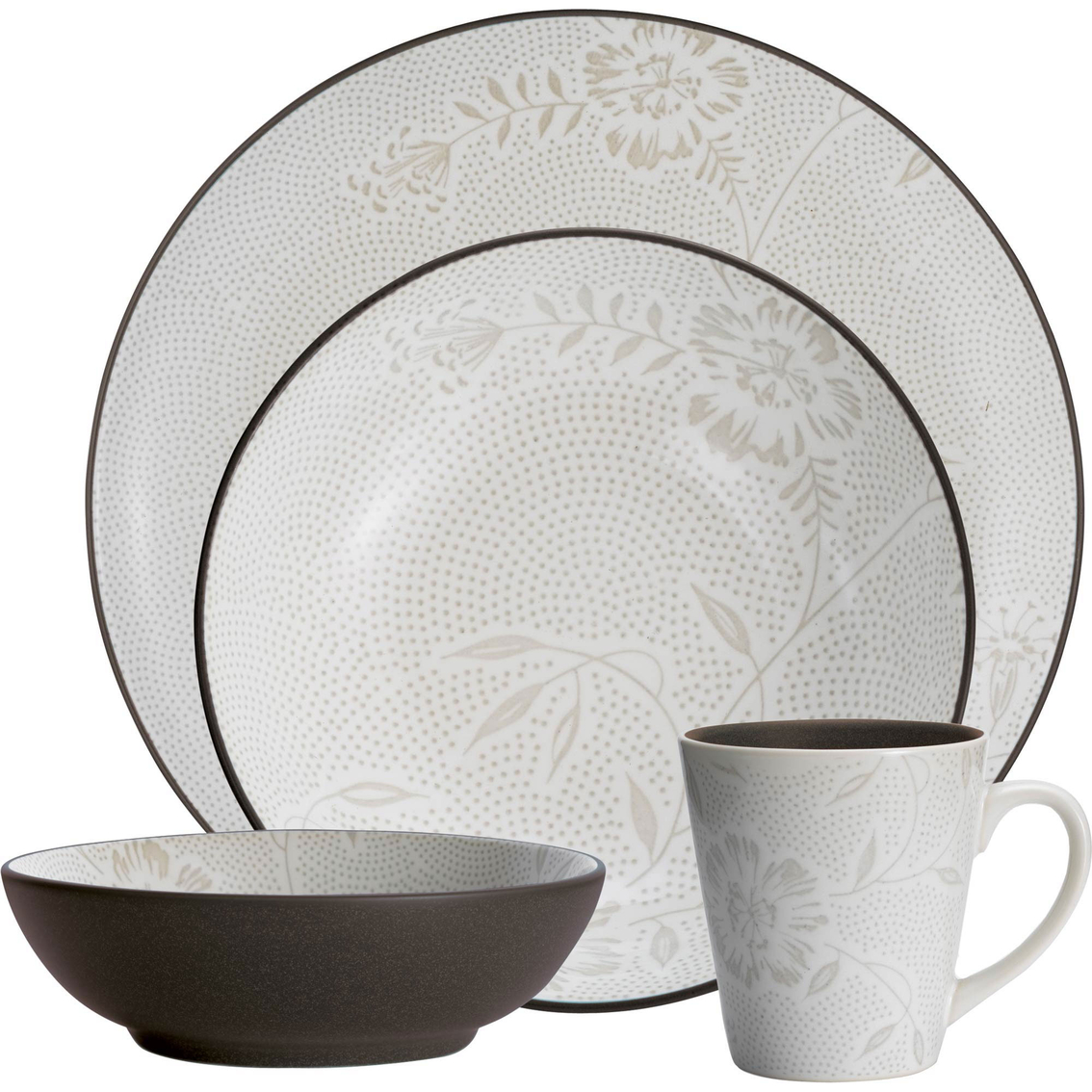  Noritake Colorwave  Bloom Collection Coupe 4 Pc Place 