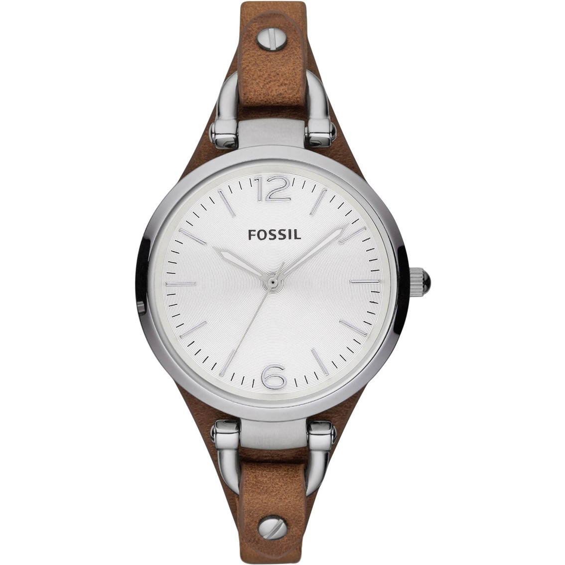 Fossil Women's Vintage Georgia Watch With Leather Strap 32mm Es3060 ...