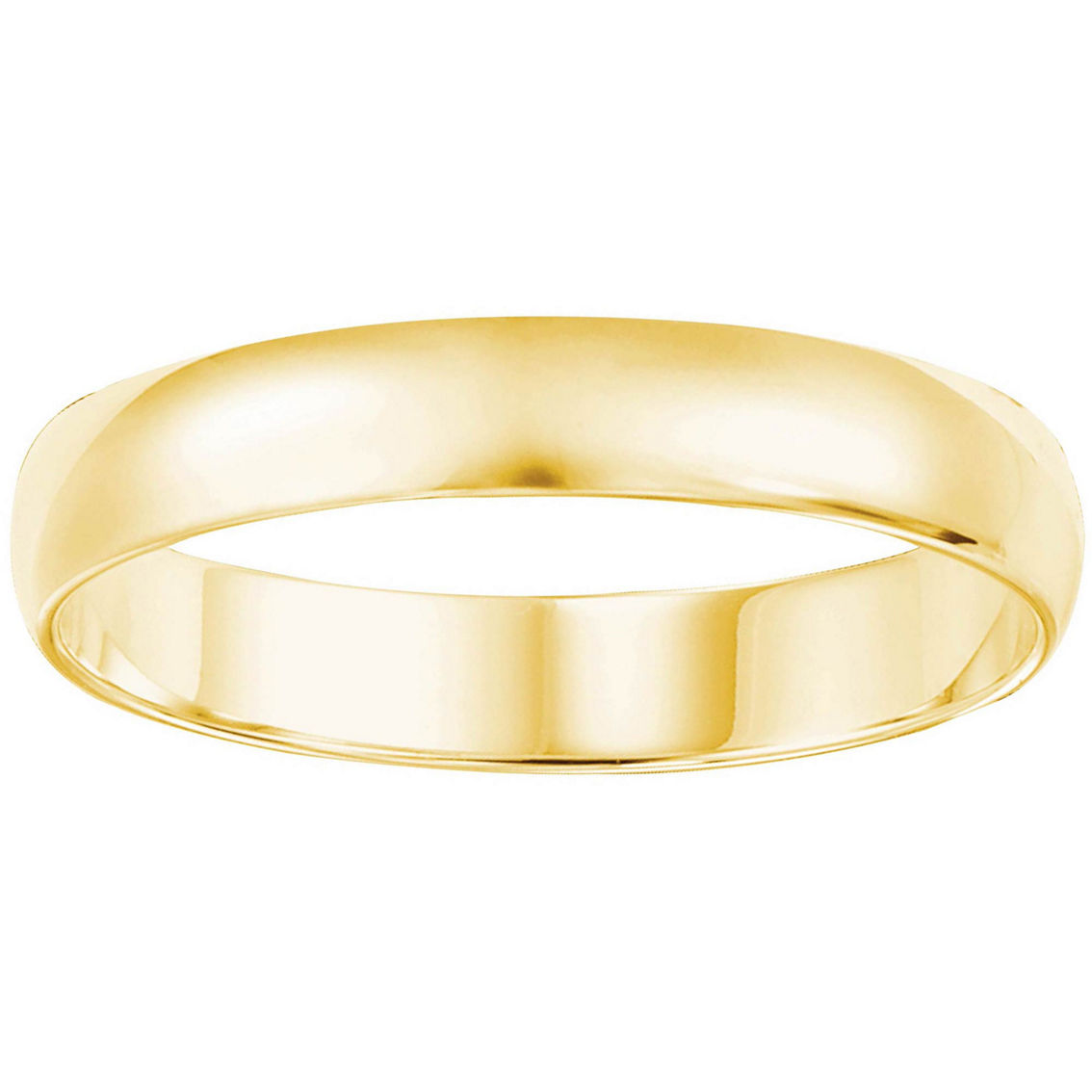 14k Yellow Gold 4mm Plain Wedding Band | Wedding Bands | Jewelry