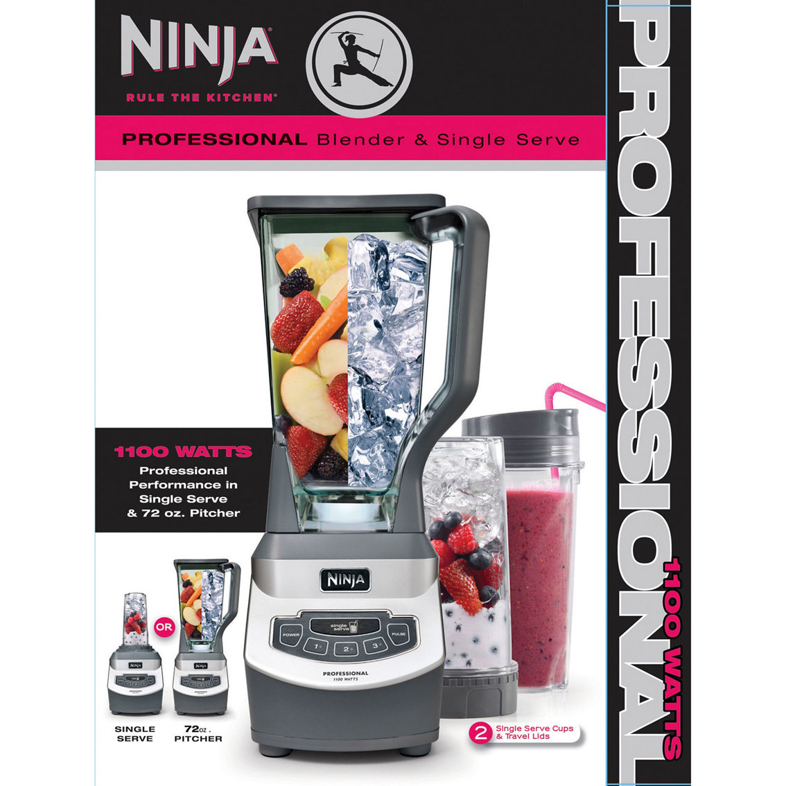 Ninja Professional Blender with Single Serve Attachement, 1 ct - Kroger