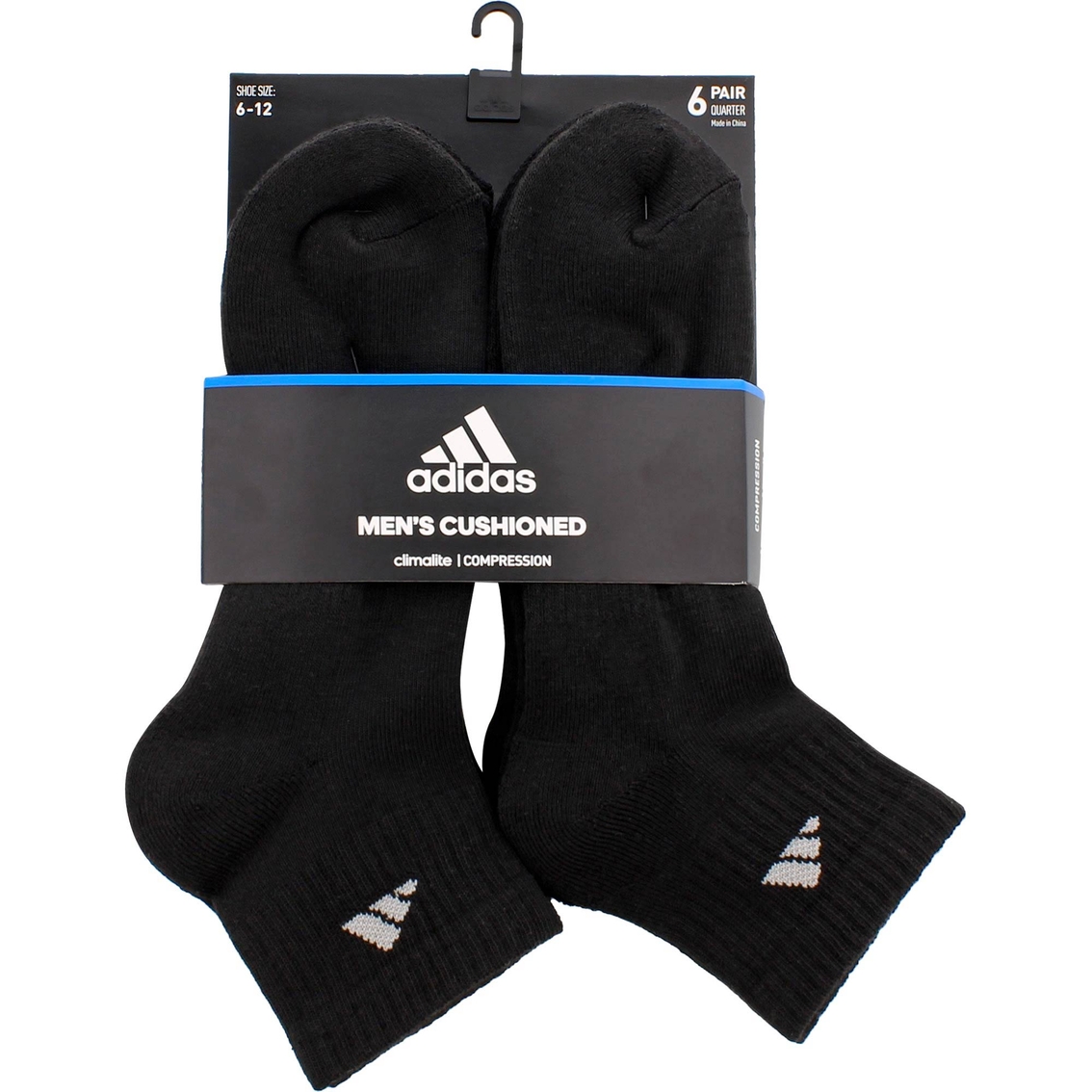 Adidas Men's Athletic Quarter Socks 6 Pk. | Socks | Clothing ...