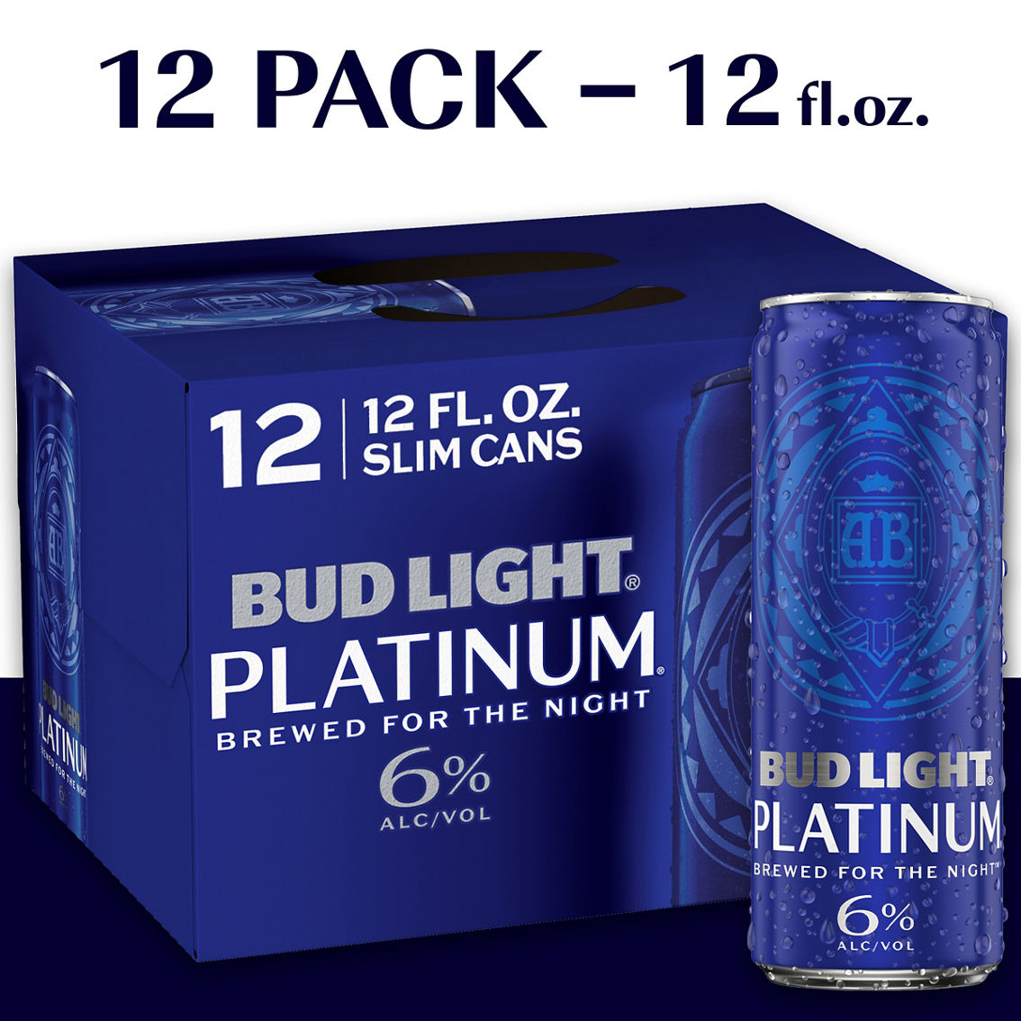 Bud Light Platinum 12 pk., 12 oz. Cans - Image 2 of 2