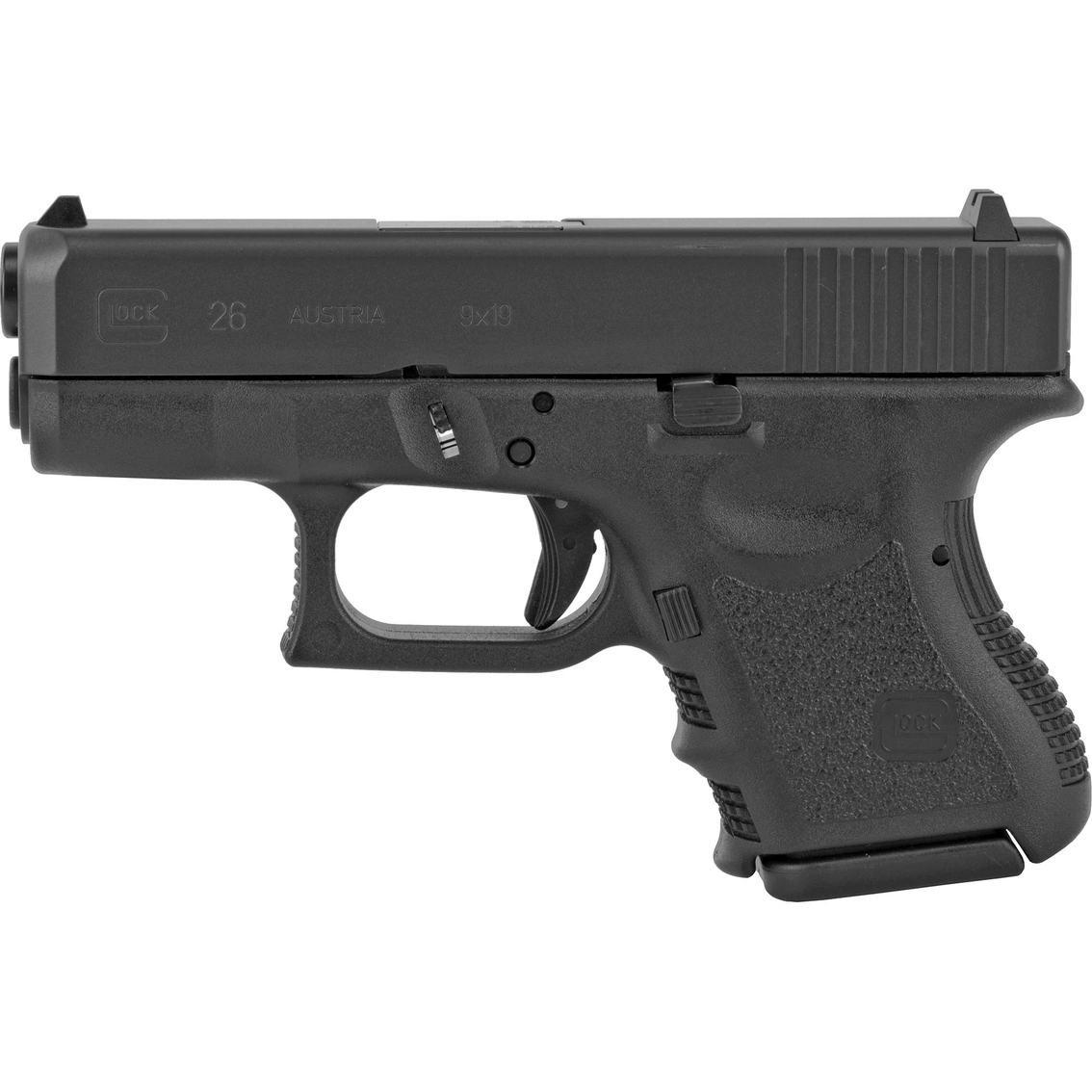 Glock 26 Gen 3 9MM 3.43 in. Barrel 10 Rds Pistol Black - Image 2 of 3