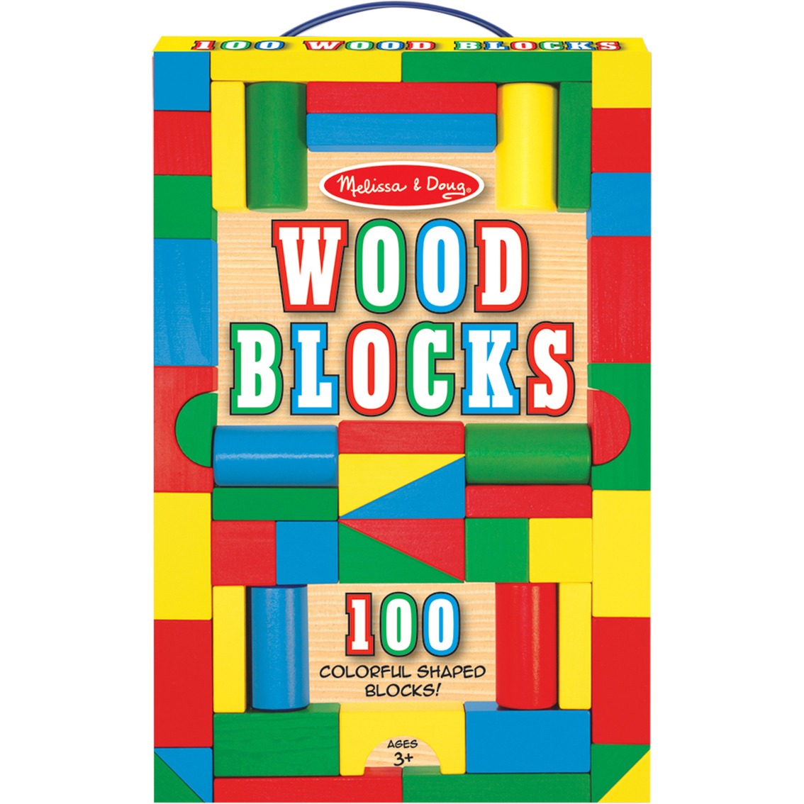 Melissa & Doug 100 pc. Wood Blocks Set - Image 2 of 8