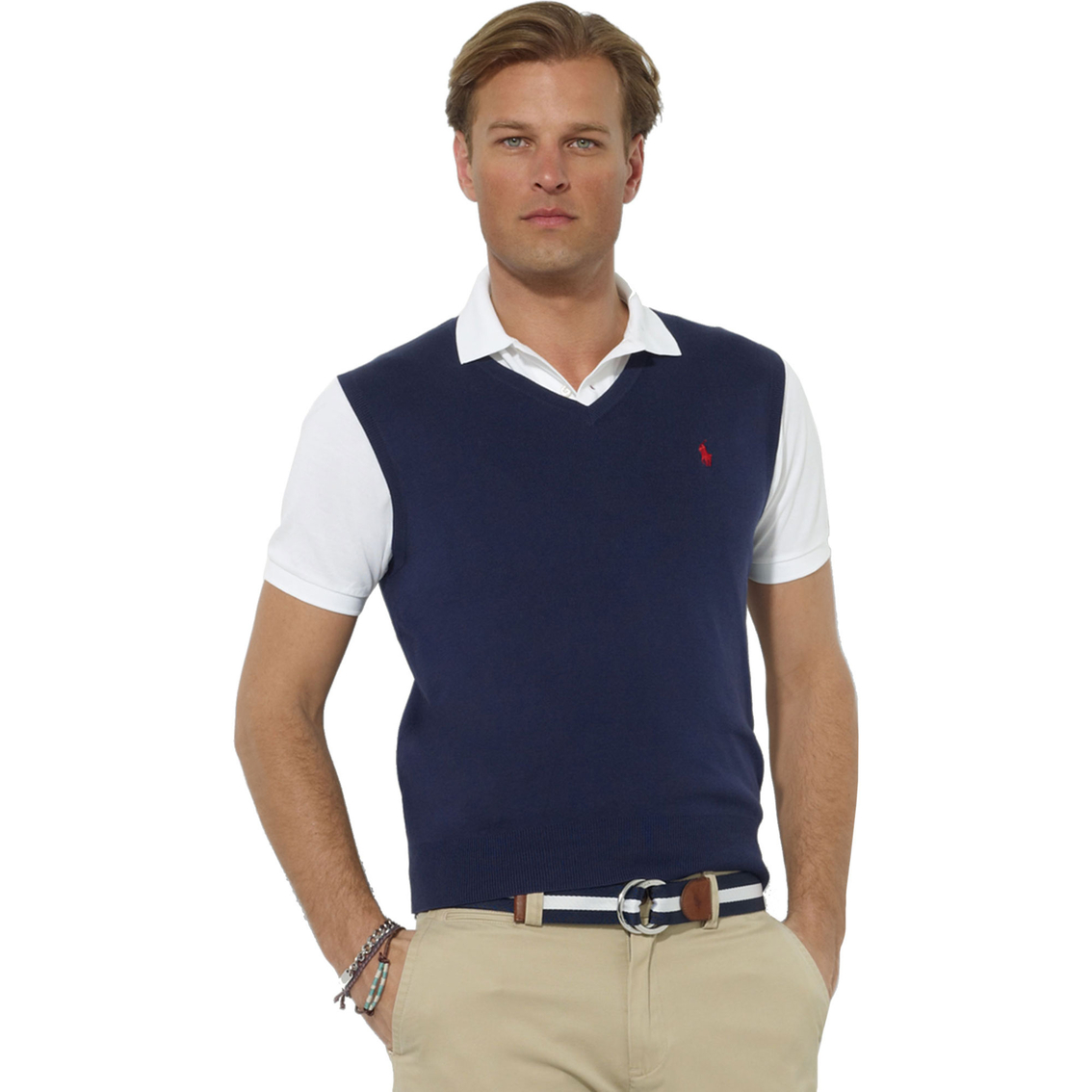 watchesdesignsite: Mens Dress Sweater Vest And Polo Dhirt