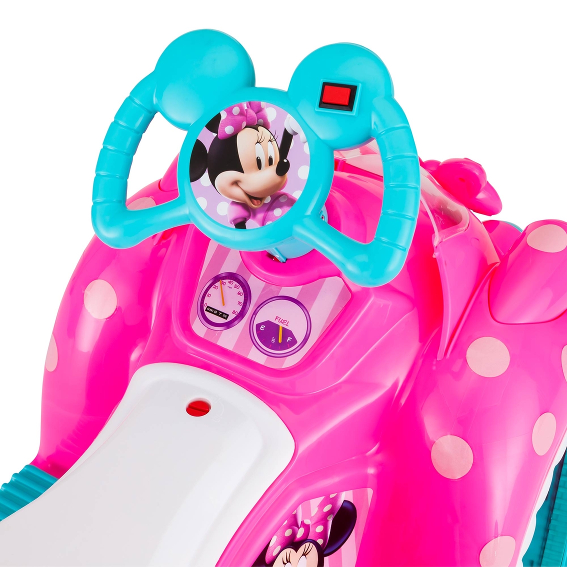 Kidtrax Disney Minnie Mouse 6v Toddler Quad Electric Ride On, Riding Toys, Baby & Toys