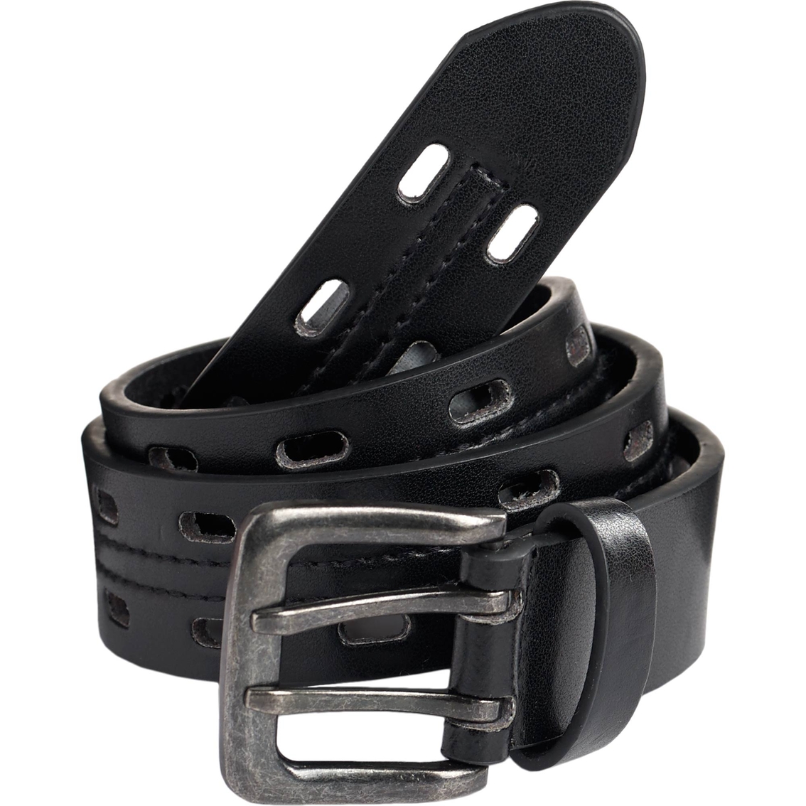 Street Wear Little Boys/boys Bonded Leather Adjustable Belt Black 30mm ...
