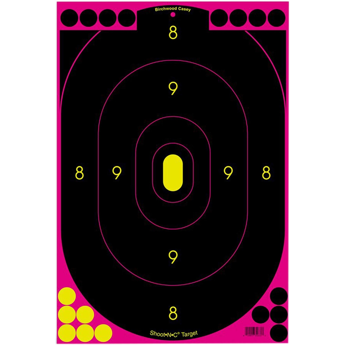 Birchwood Casey Shoot-N-C 12 x 18 In. Pink Silhouette Target, 5 Pk.