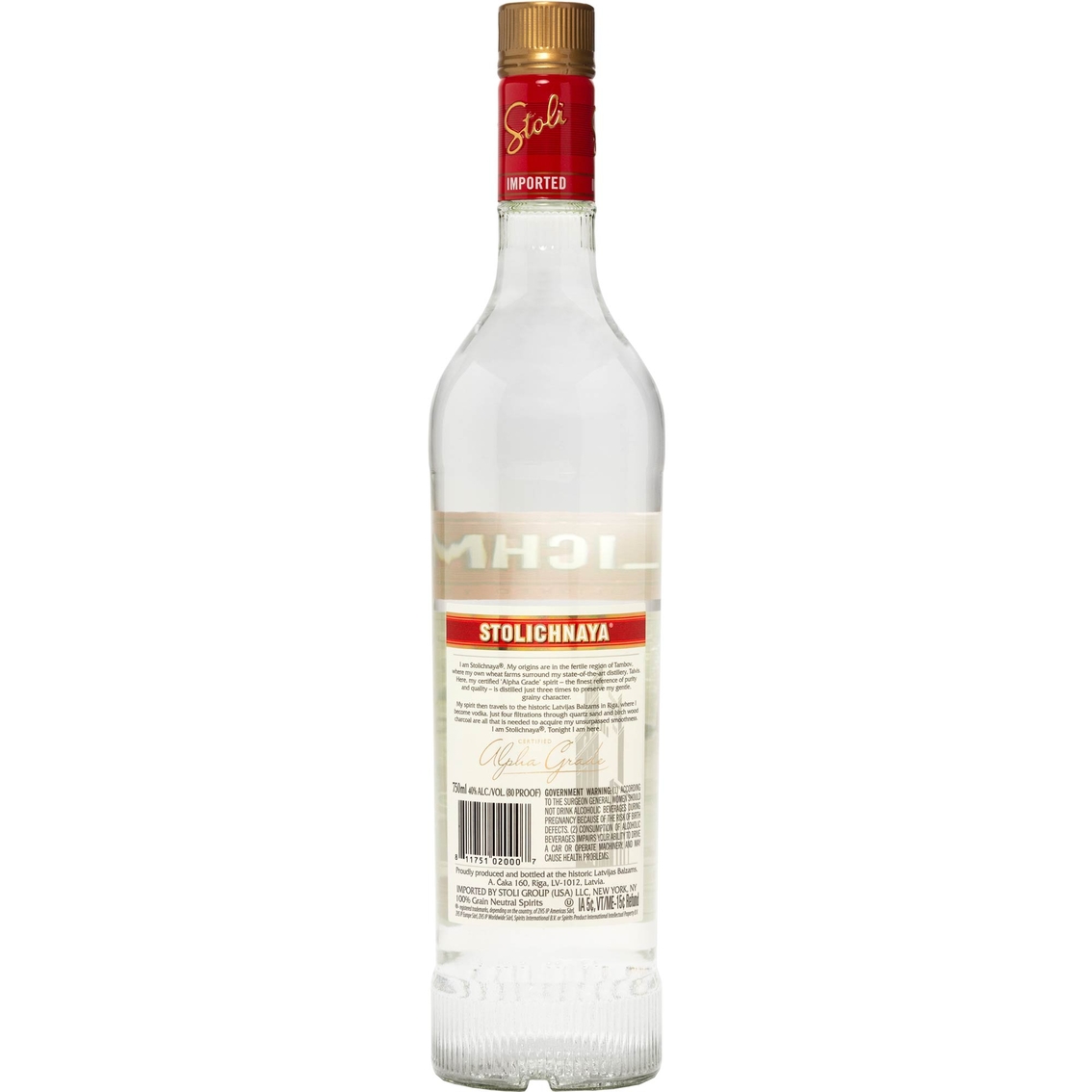 Stoli Vodka 50ml - Image 2 of 2