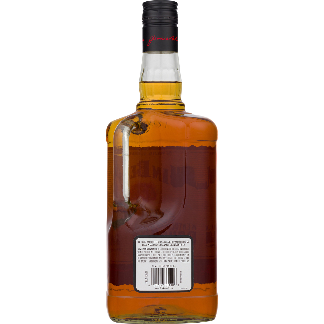 Jim Beam Kentucky Bourbon 1.75L - Image 2 of 2