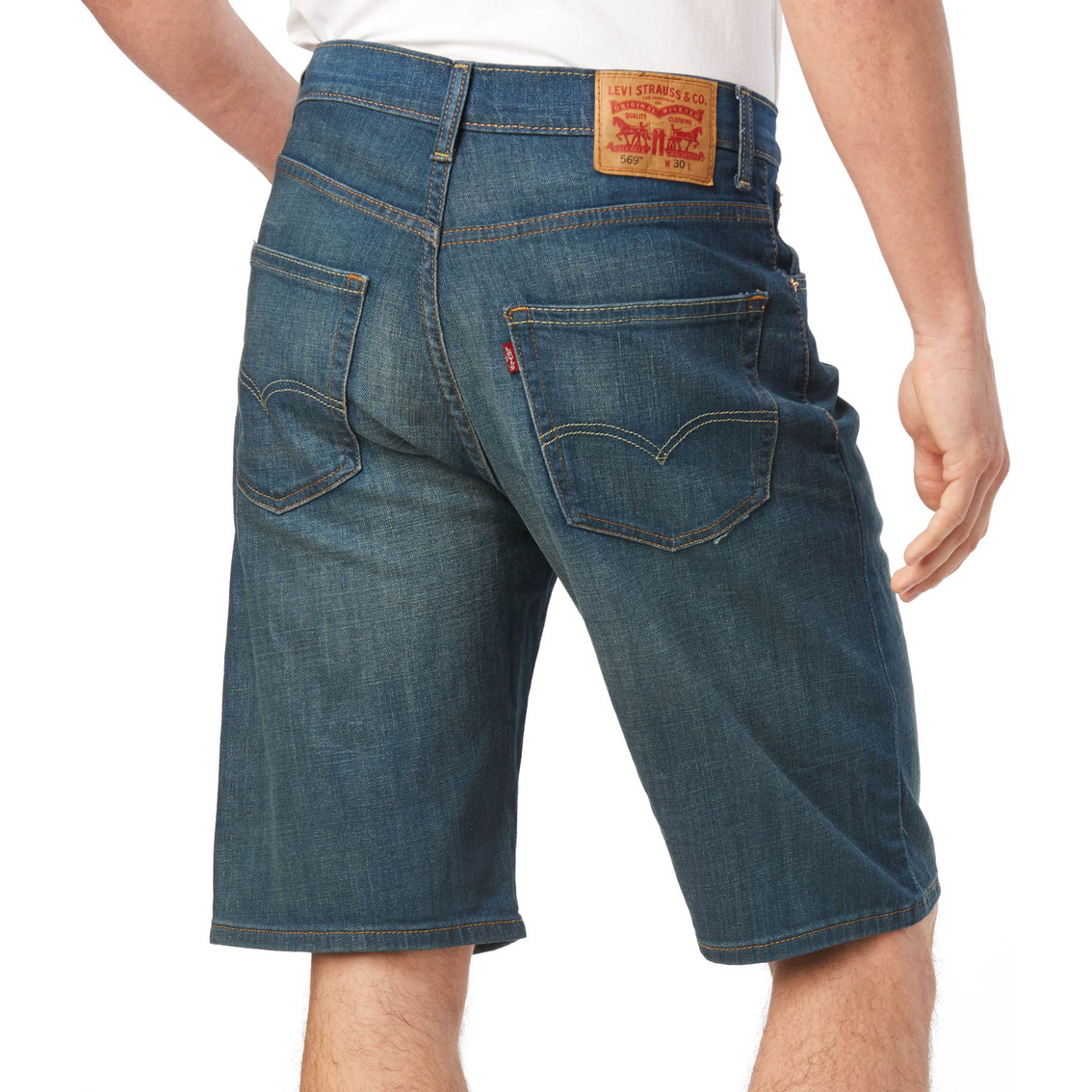 Levi's 569 Loose Straight Fit Shorts - Image 2 of 3