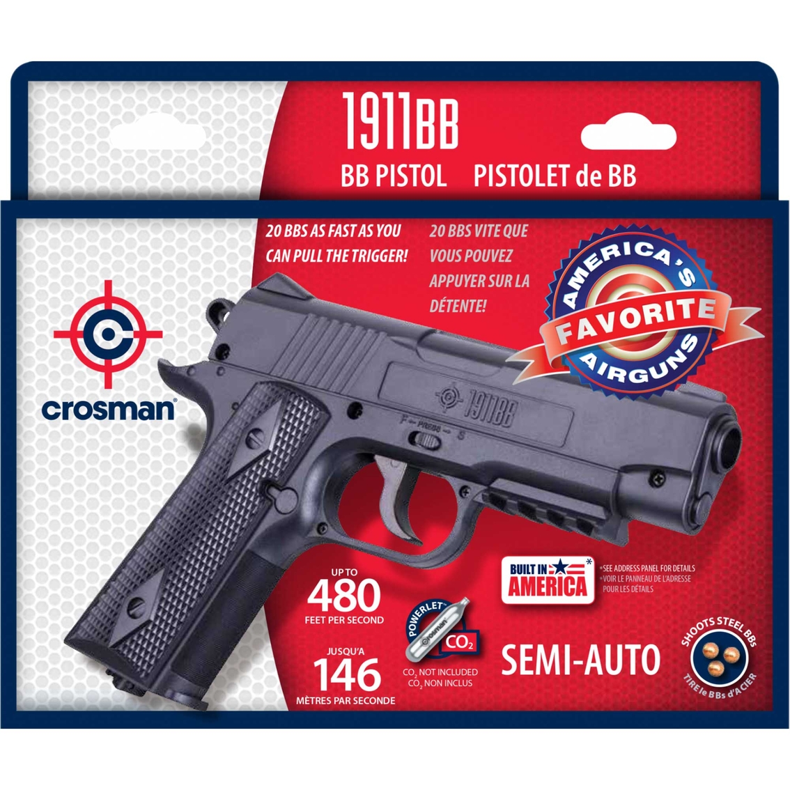 Crosman 1911BB CO2 Air Pistol (BB Gun) - Image 5 of 5