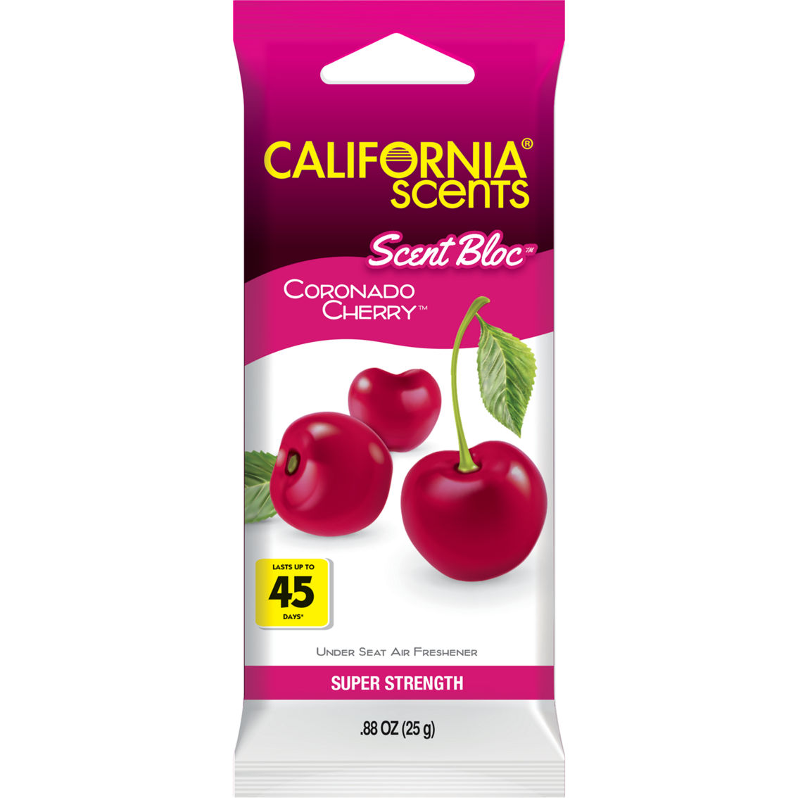 California Scents California Scents Car Scents Spillproof Canister Air  Freshener Coronado Cherry