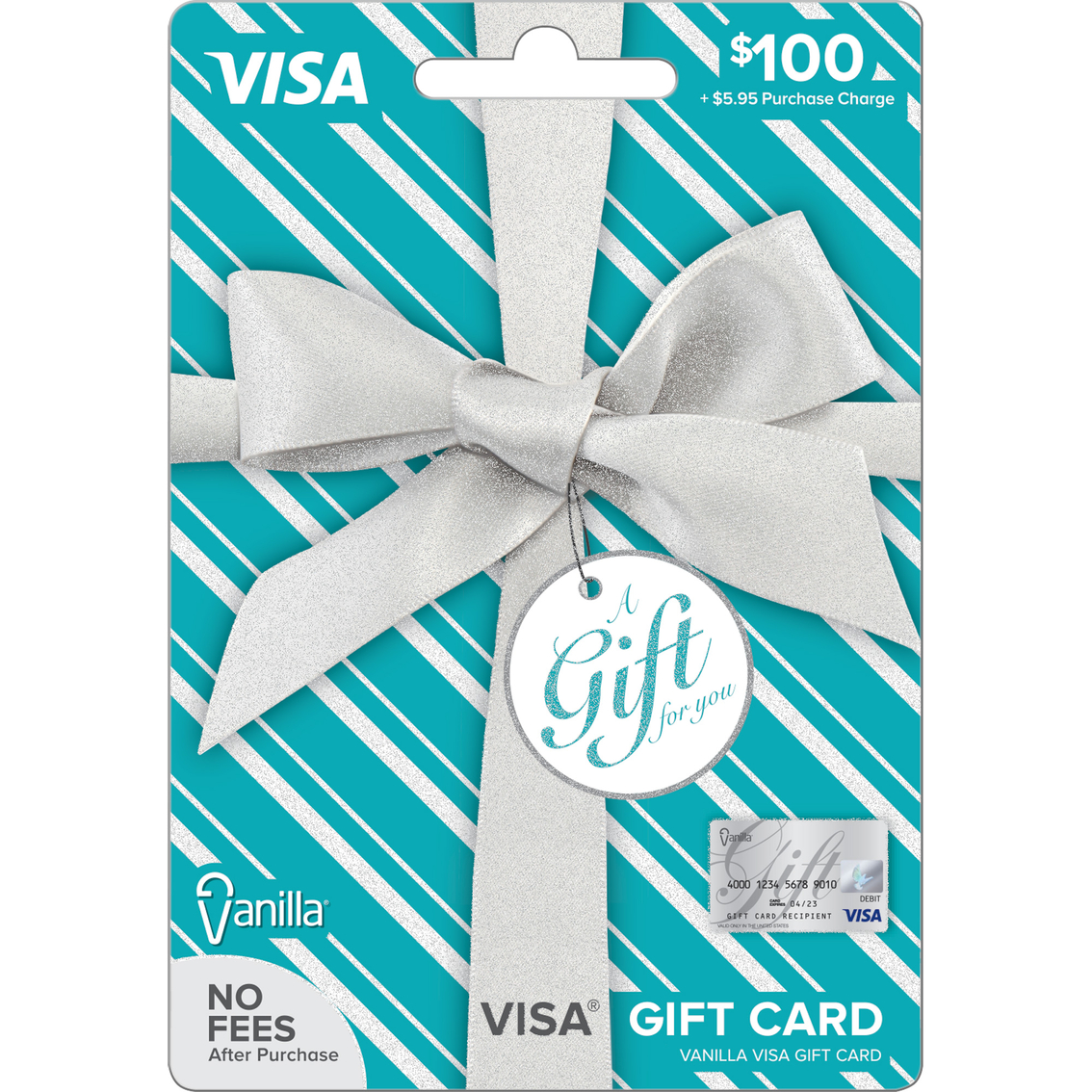 Vanilla Visa Metallic Pattern Gift Card