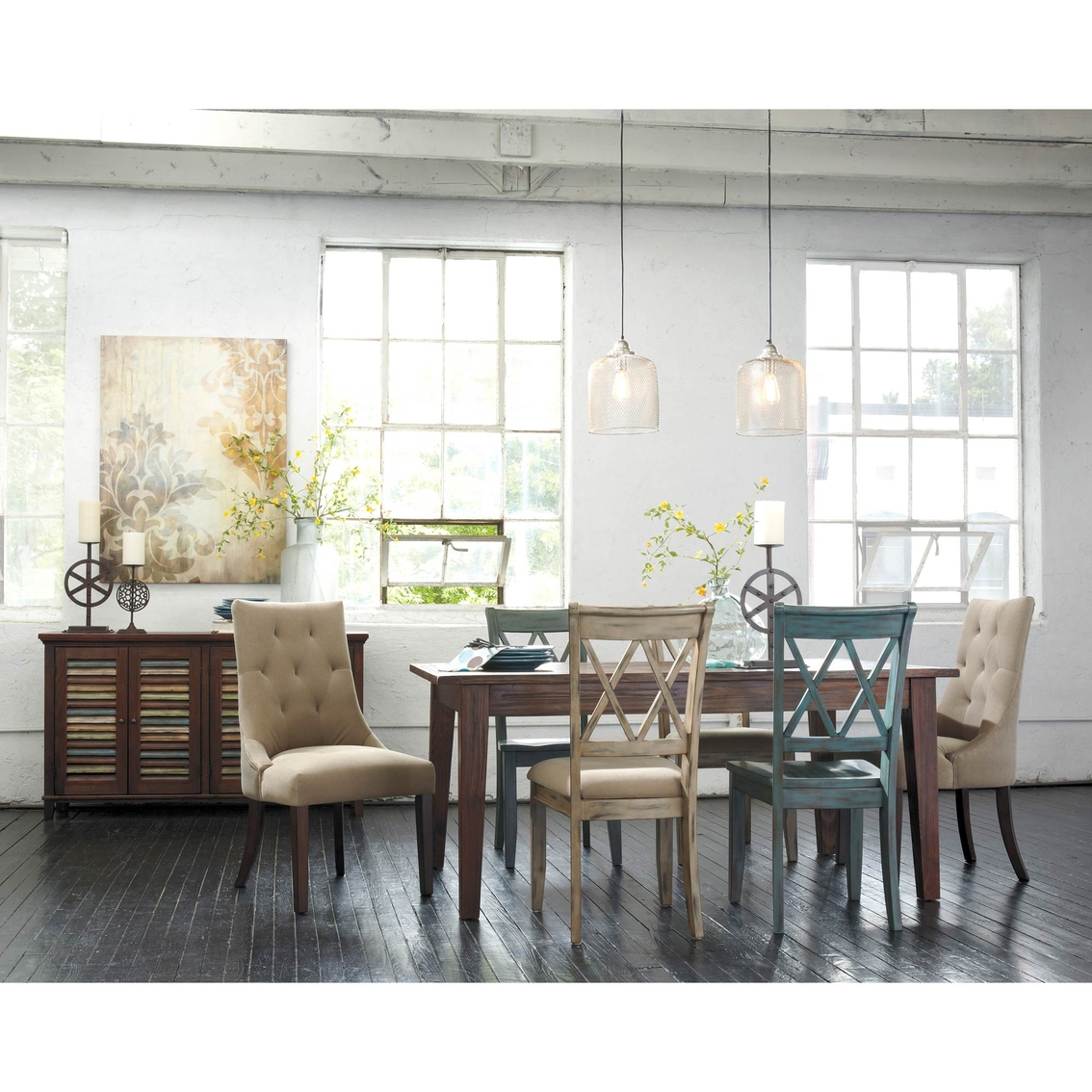 Signature Design by Ashley Mestler Rectangle Dining Table - Image 2 of 2