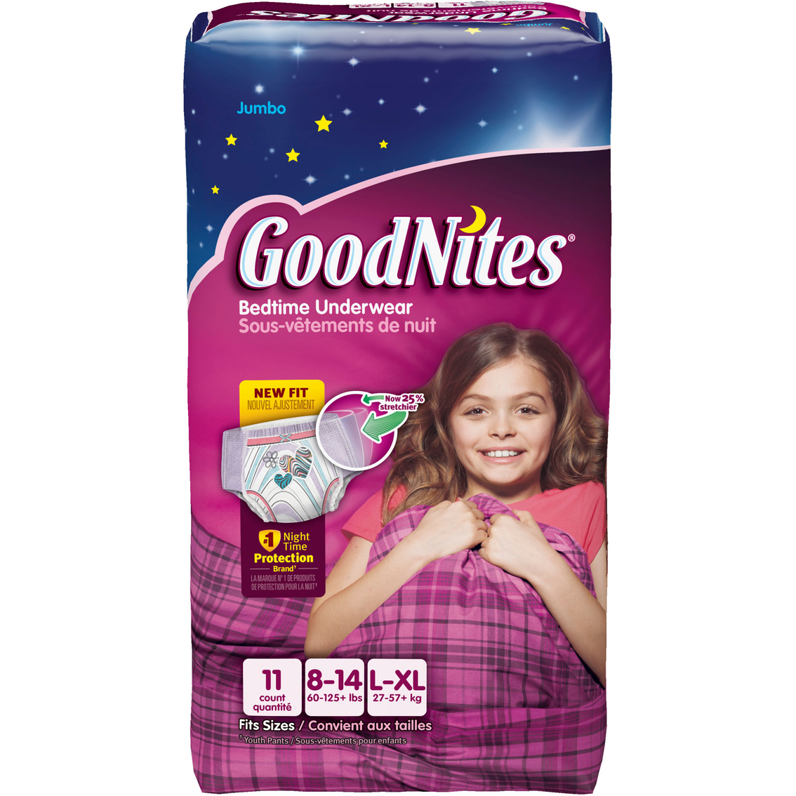 Goodnites Underwear For Girls, Jumbo, Large-extra Large, 11 Ct., Potty  Training, Baby & Toys