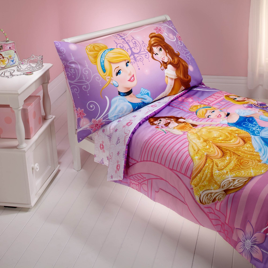 Disney Princess Dress To Shine Toddlers 4 Pc Bedding Set Crib Sets Baby Toys Shop The Exchange