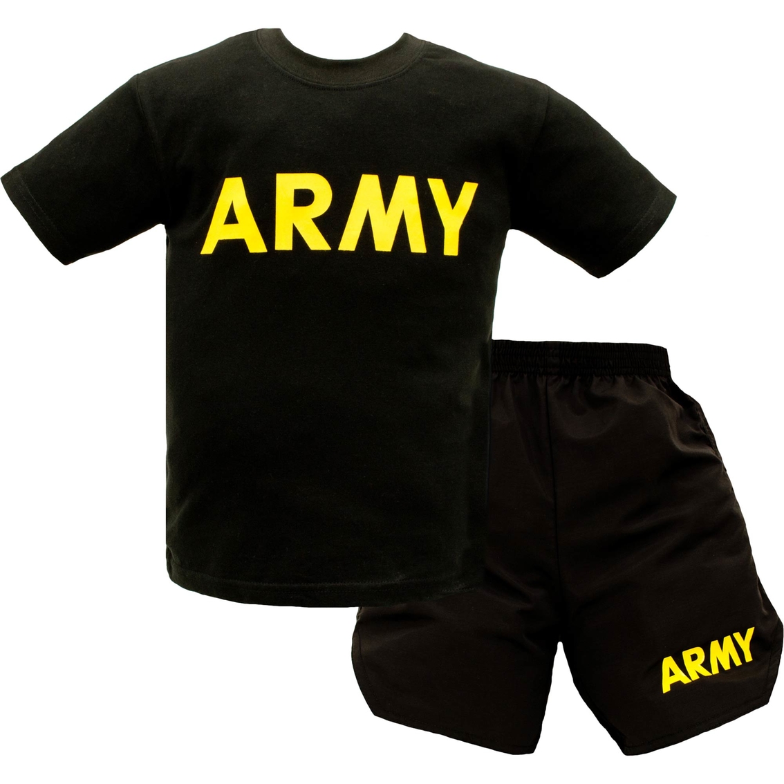 Trooper Clothing Little Boys/boys Army Pt Tee And Shorts 2 Pc. Set, Boys  8-20, Clothing & Accessories