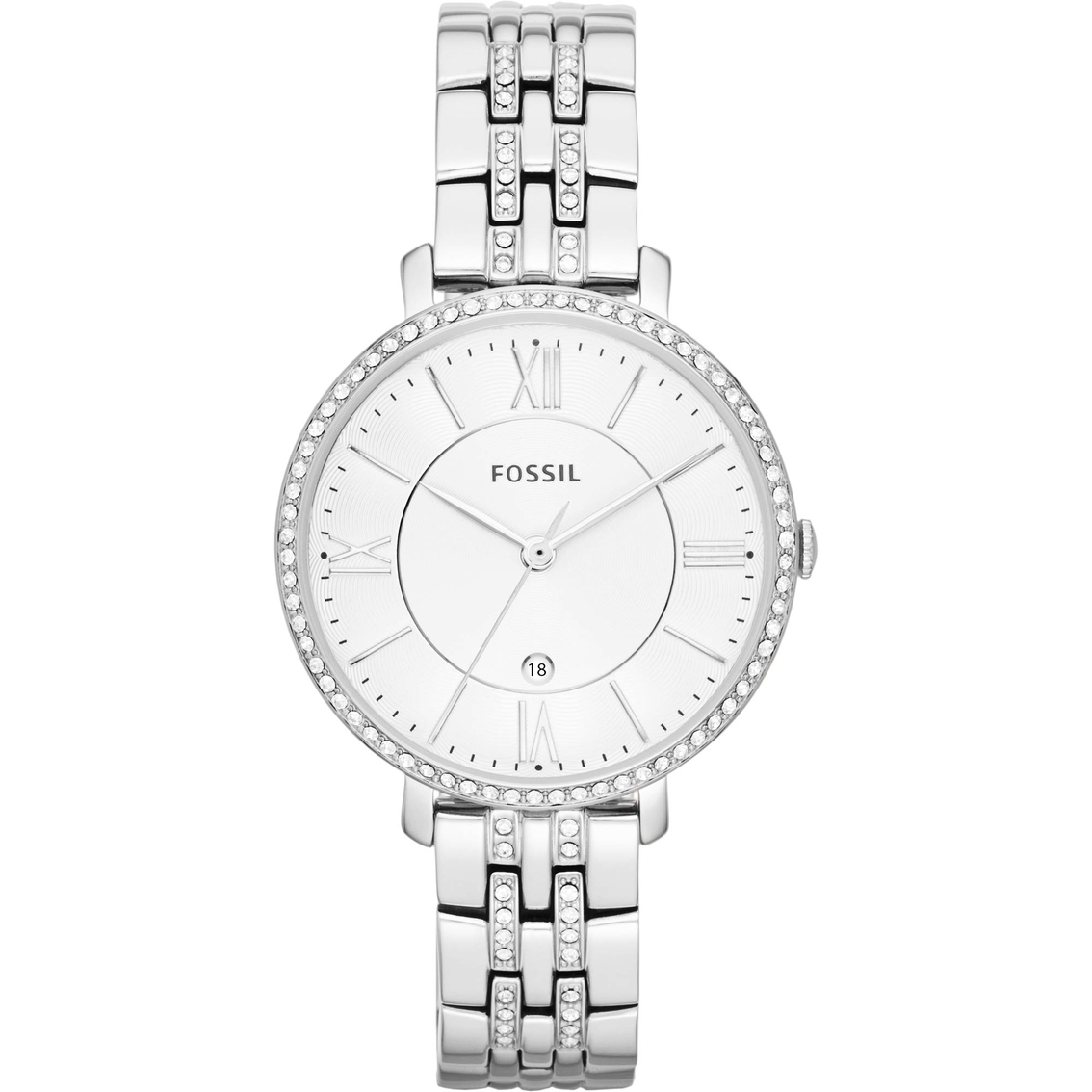 Fossil Women's Jacqueline Three Hand Date Stainless Steel Watch 36mm ...