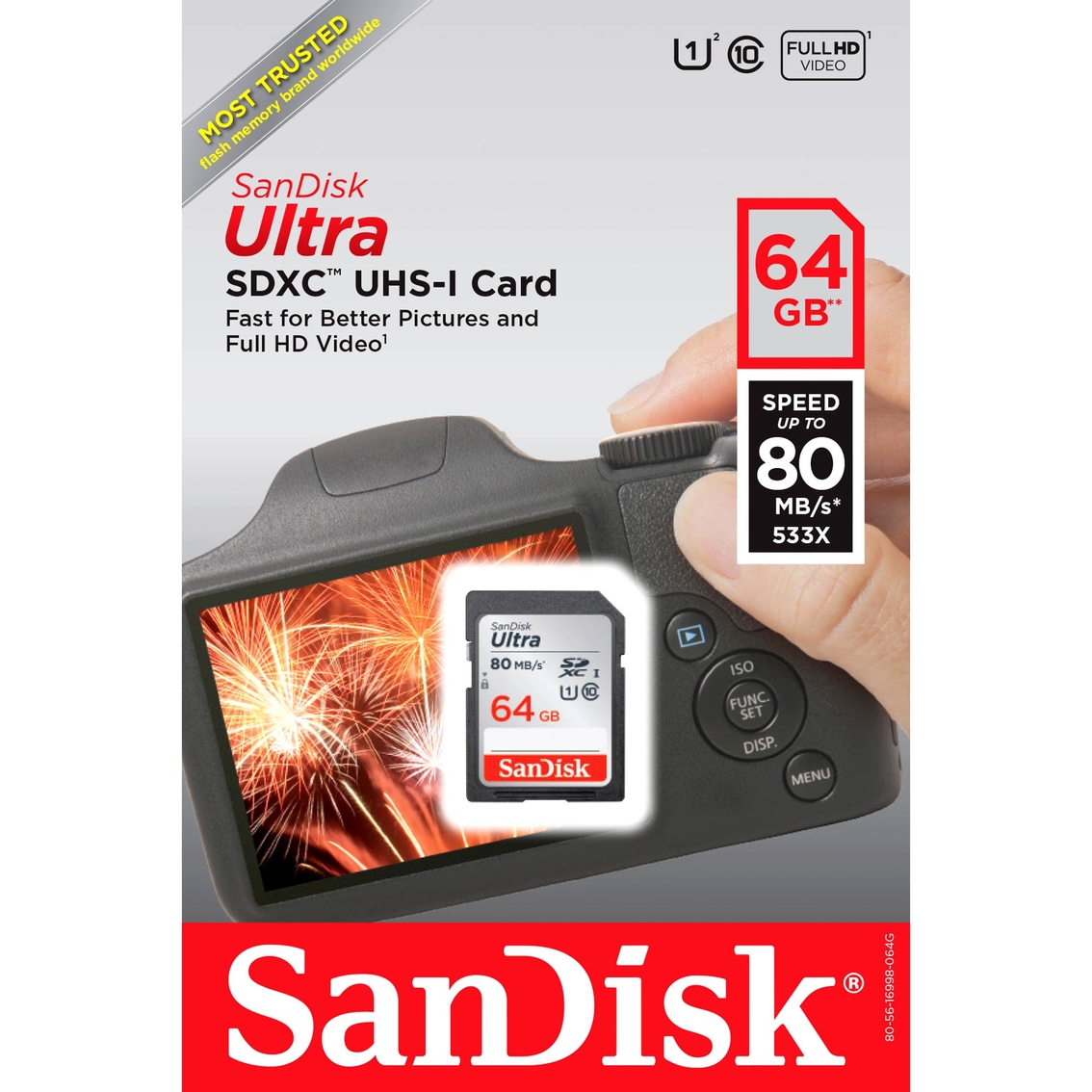 SanDisk 64GB SDHC Class 10 Memory - Image 2 of 2