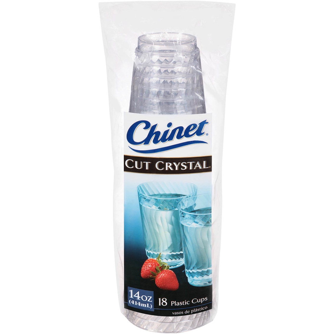 Chinet Cut Crystal 9 oz. Plastic Cups