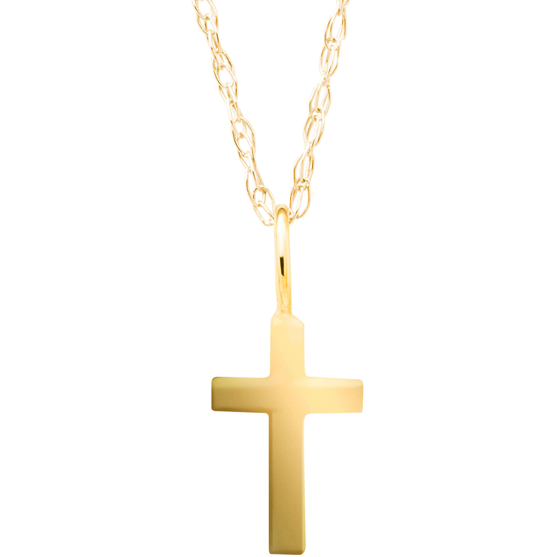 Kids 14k Yellow Gold Cross Pendant | Children's Necklaces & Pendants ...