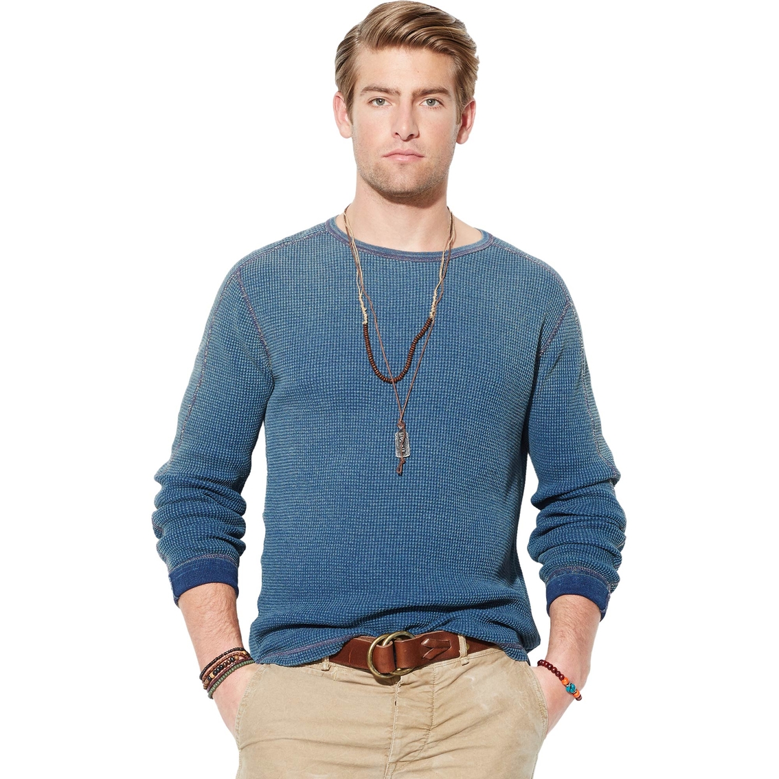 Polo Ralph Lauren Waffle Knit Thermal Shirt | Shirts | Clothing &  Accessories | Shop The Exchange