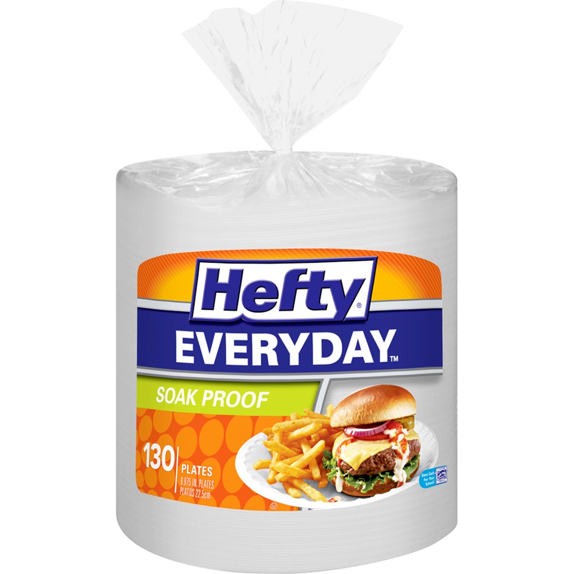 Hefty Everyday Foam Plate 130 Pk., Disposable Tableware & Napkins, Household