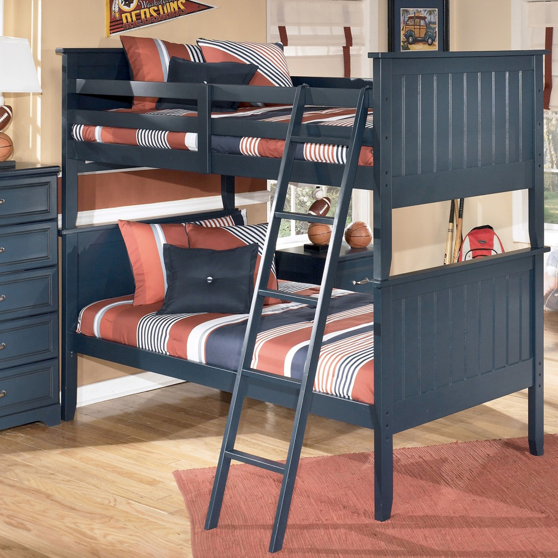 Ashley Leo Twin Bunk Bed Beds, Ashley Leo Twin Bed