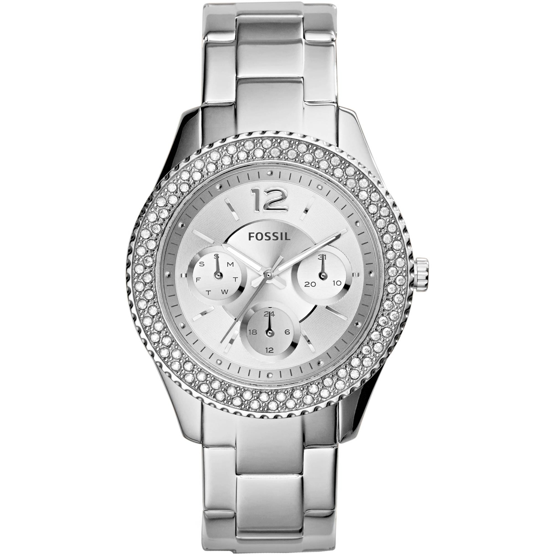 Fossil Women's Stella Stainless Steel Bracelet Watch 29mm Es3588 ...