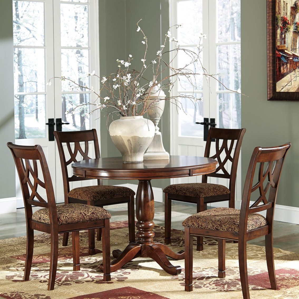 Signature Design by Ashley Leahlyn Dining Room Chair 2 Pk. - Image 2 of 3