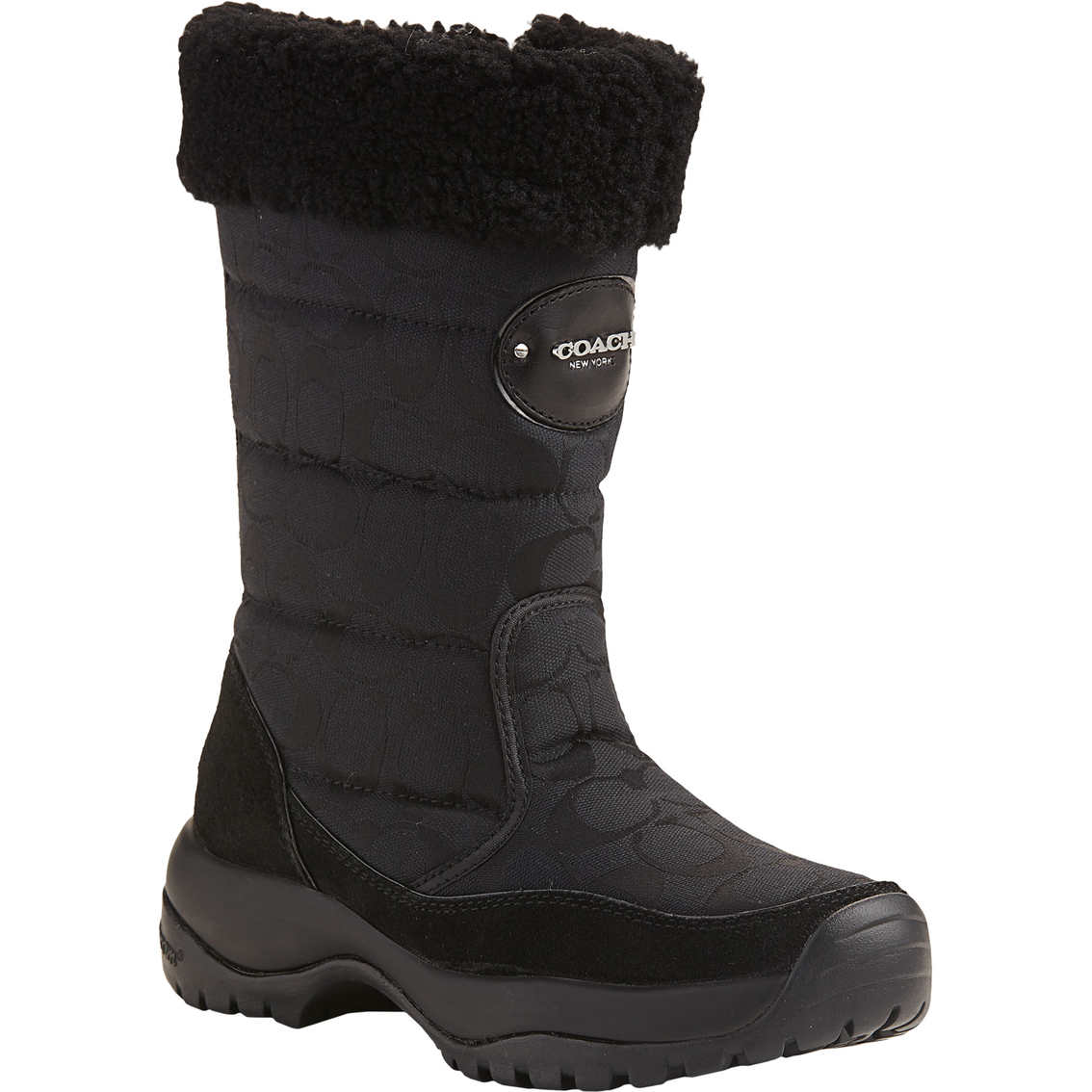 Coach Sonya Signature Shearling Weather Boot | Mid Calf | Shoes | Shop ...