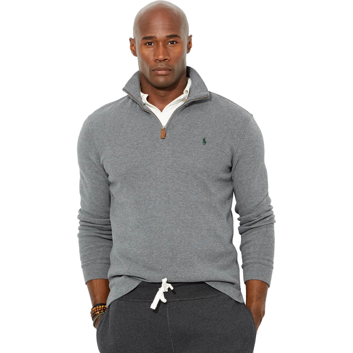 tiger Guinness Roux Polo Ralph Lauren French Rib Half Zip Pullover | Polo Ralph Lauren | Shop  The Exchange