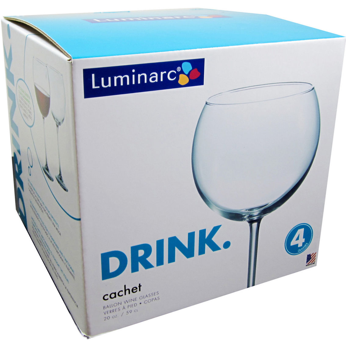 Arc International Luminarc Cachet Balloon Wine Glass 4 pk. - Image 2 of 2