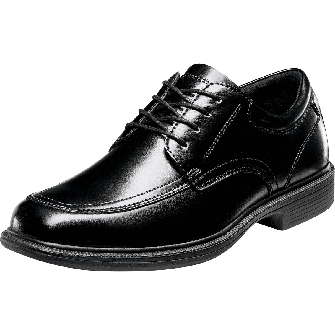 Nunn Bush Stefan 84790-001 Mens Black Casual Lace Up Oxfords Shoes 