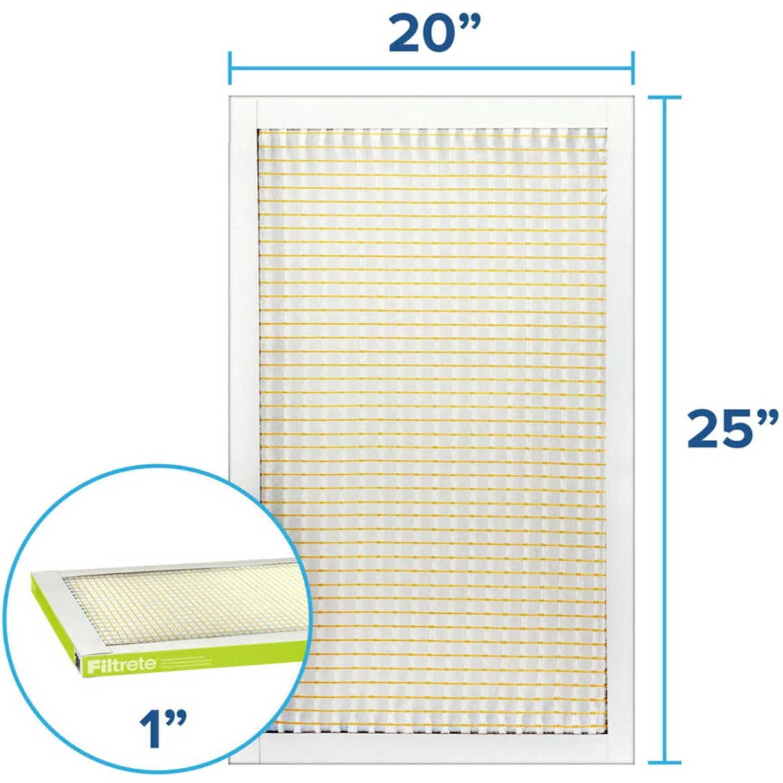 Filtrete Pollen Air Filter 600 MPR 20 x 25 x 1 in. 1 pk. - Image 2 of 6