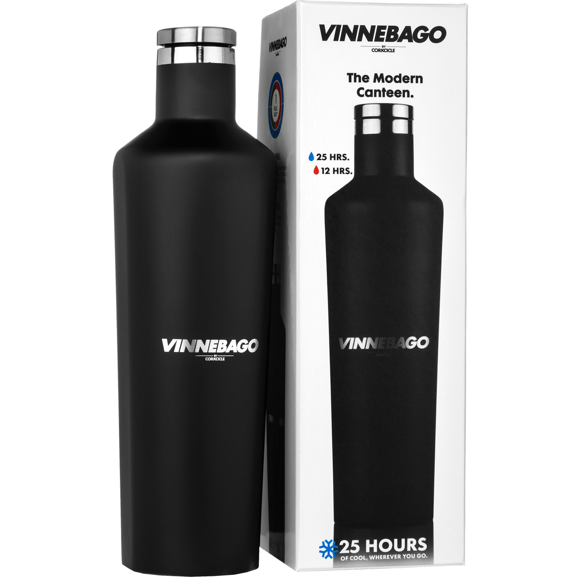 Corkcicle Vinnebago Wine/drink Canteen, Hydration Packs, Sports &  Outdoors