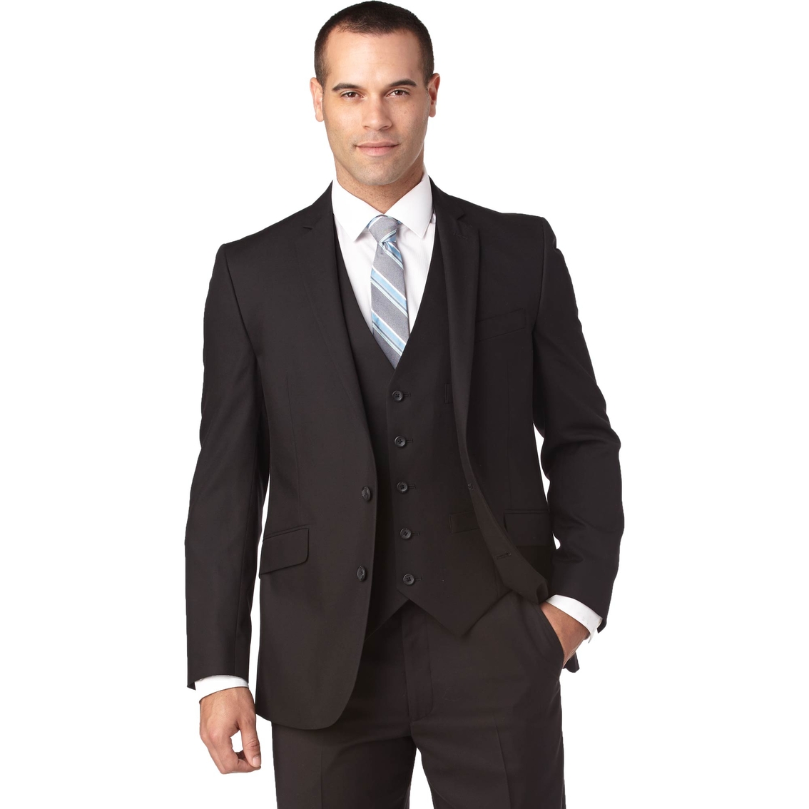 Kenneth Cole Big & Tall Reaction Slim Fit Notch Lapel Suited Separate ...