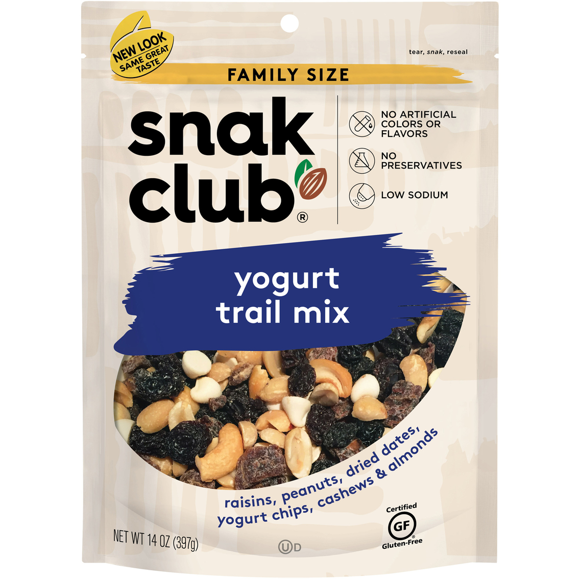 SnakClub Yogurt Nut Mix Family Size 14 oz.