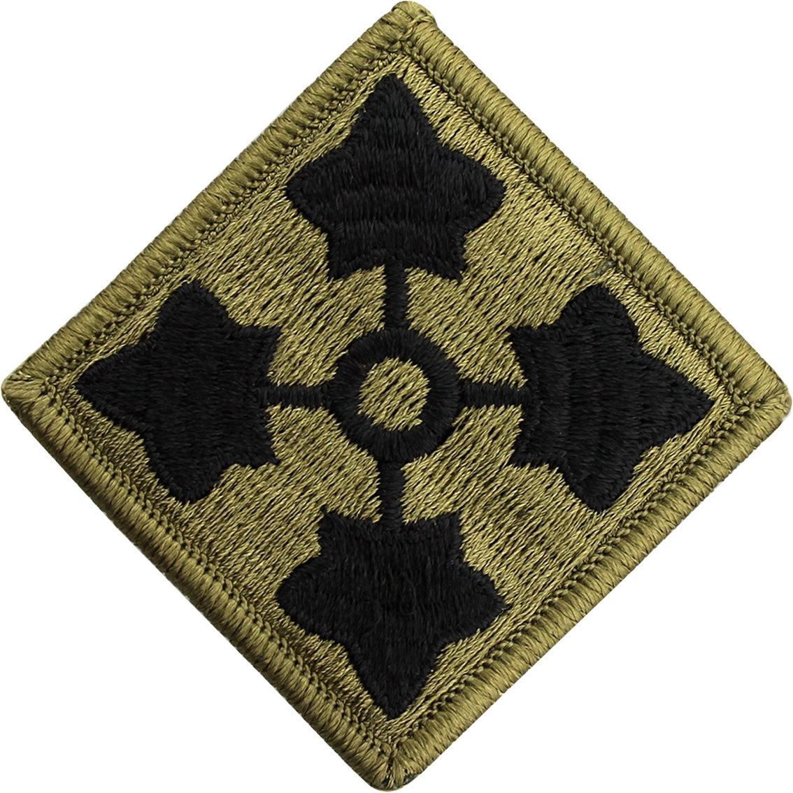 Army Patch Fourth Infantry Division Subdued Hook And Loop Ocp Ocp