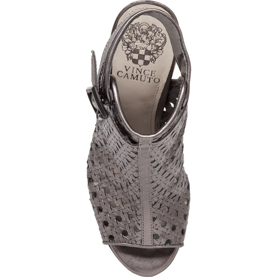 Vince Camuto Karsten Metallic Peep Toe High Heel Sandals | Sandals