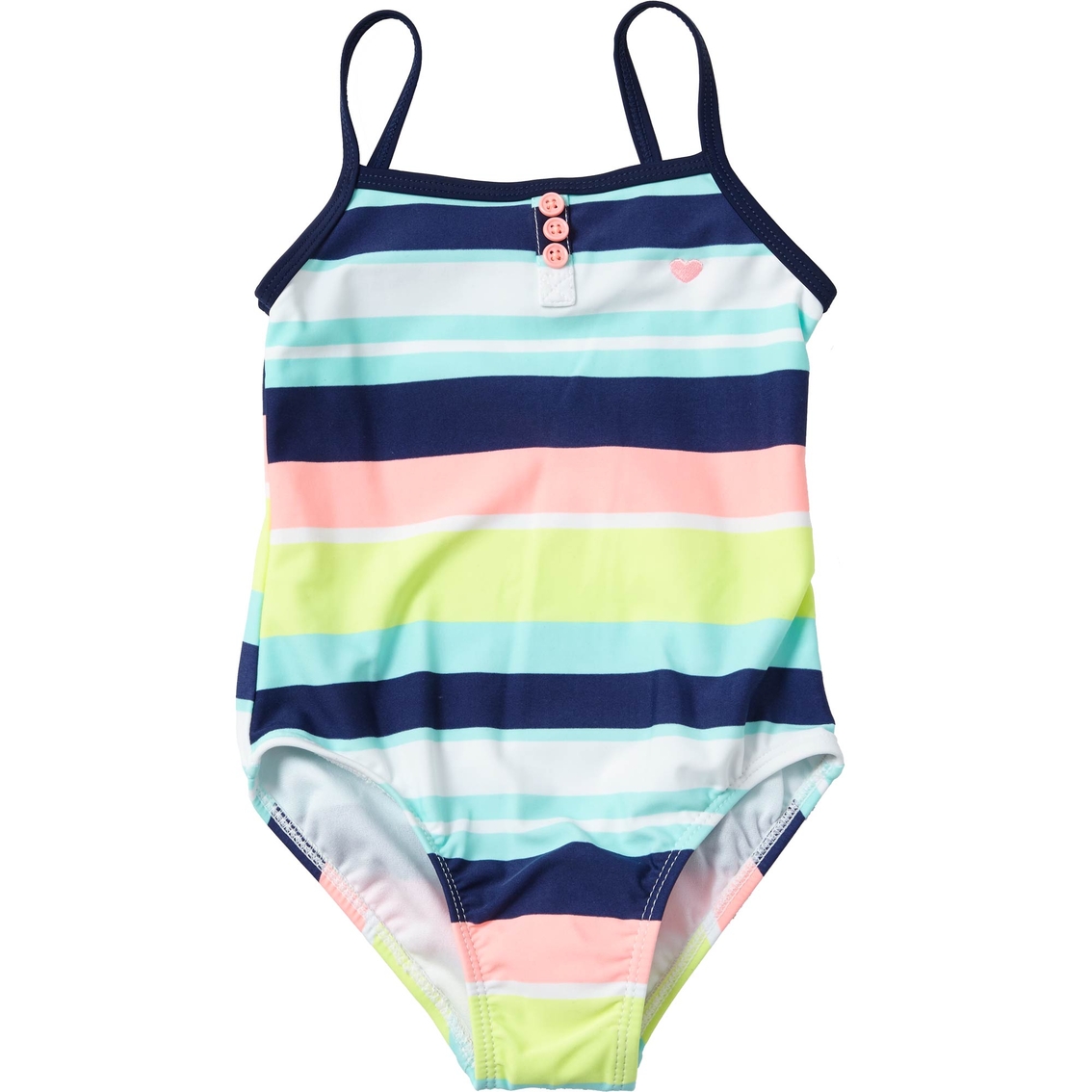 Oshkosh B'gosh Little Girls Multi Stripe 1 Pc. Swimwear | Swimwear ...