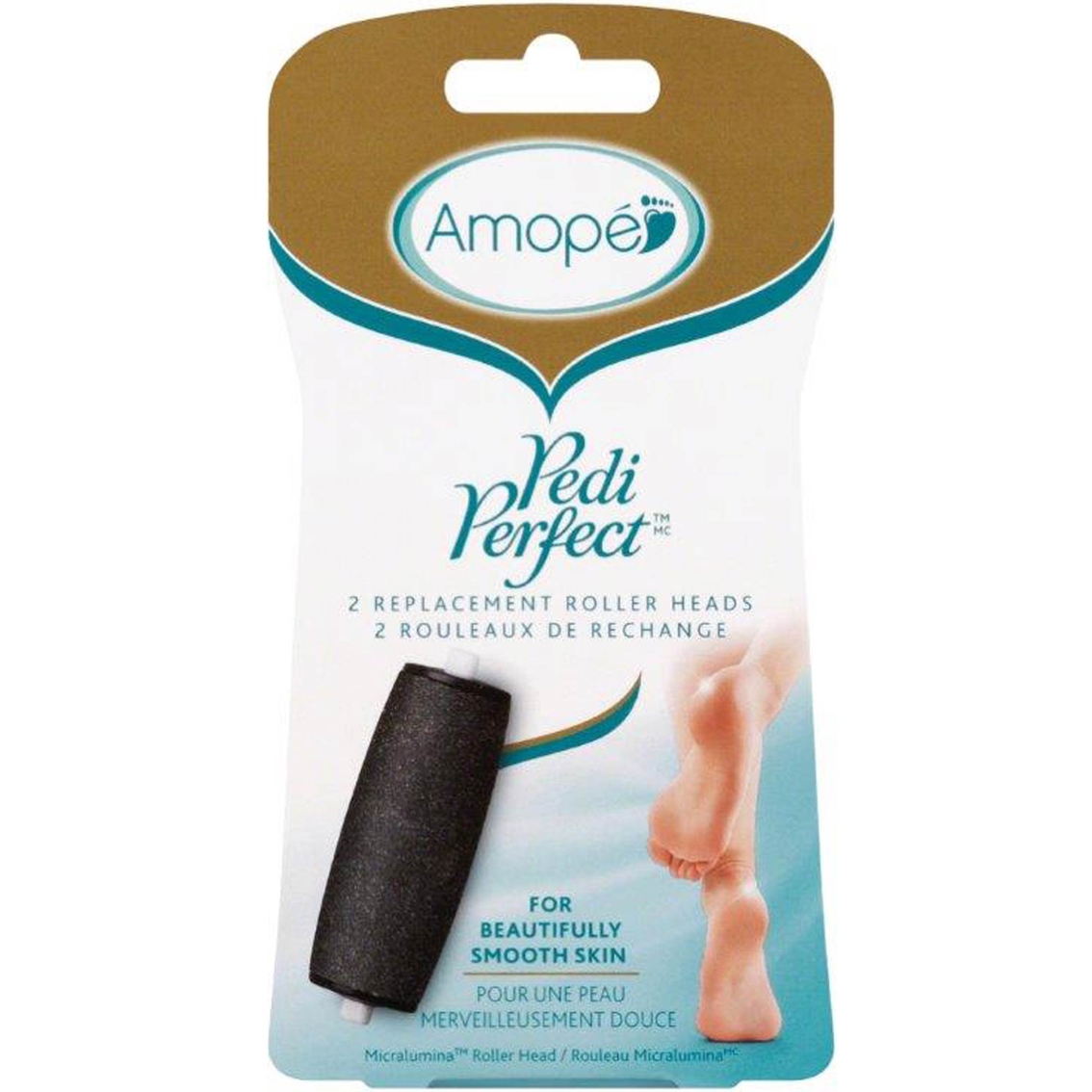 Amope Pedi Perfect Electronic Foot File, Regular Coarse