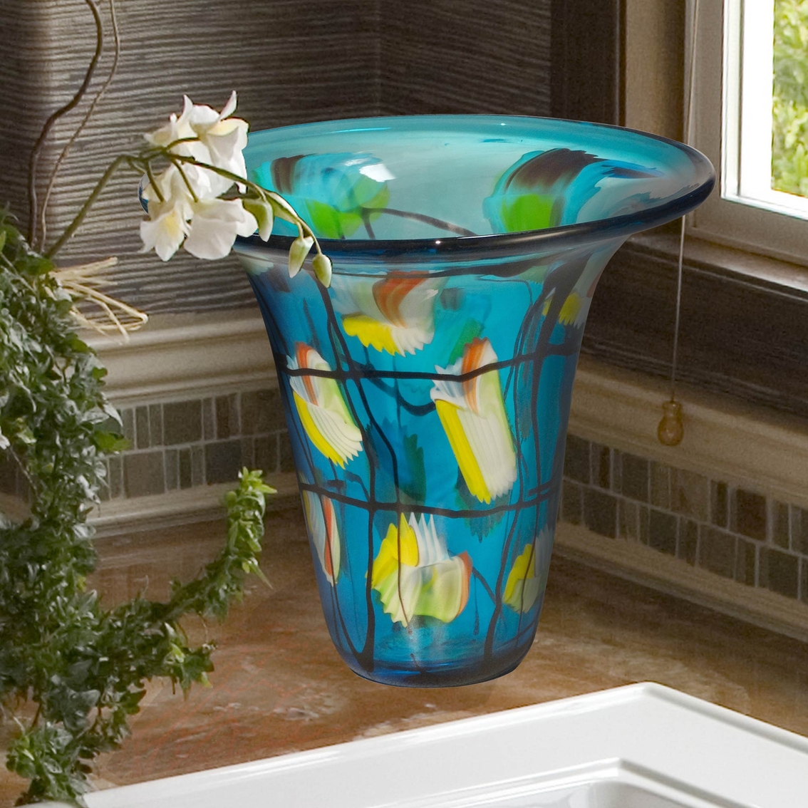 Dale Tiffany Imagination Vase - Image 2 of 2
